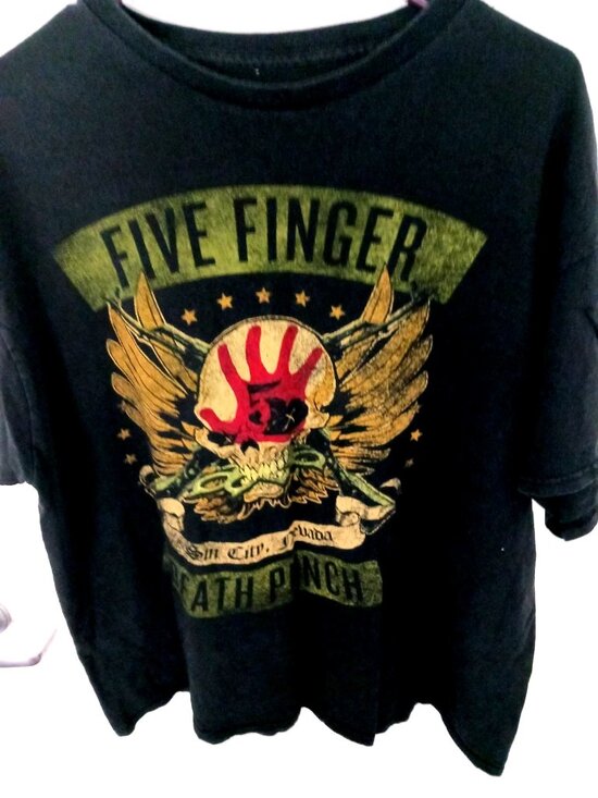 Other - Five Finger Death Punch Men's Graphic Print Heavy Metal Rock Shirt Size X Large